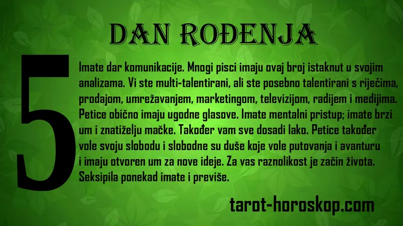 Dan rođenja 5