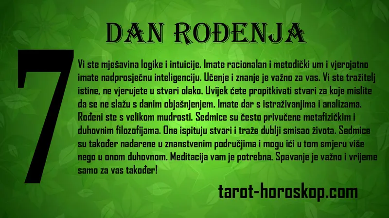 Dan rođenja 7