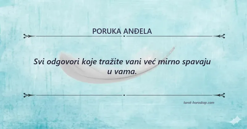 Anđeoska poruka 774