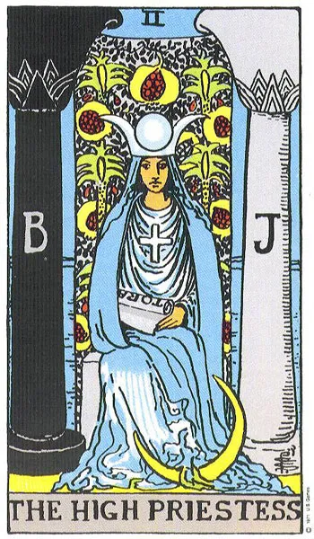 Tarot karta Visoka Svećenica