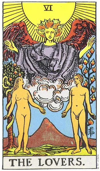 Tarot karta Ljubavnici