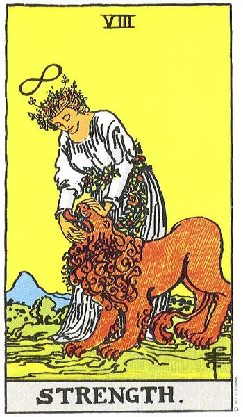 Tarot karta Snaga