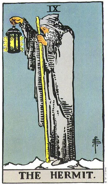 Tarot karta Pustinjak
