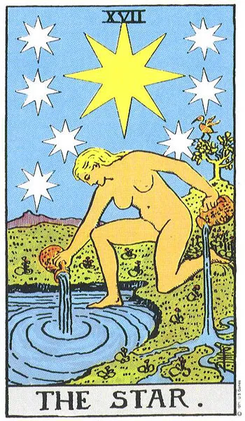 Tarot karta Zvijezda