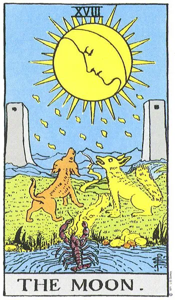 Tarot karta Mjesec