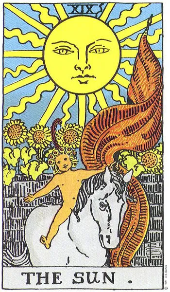 Tarot karta Sunce