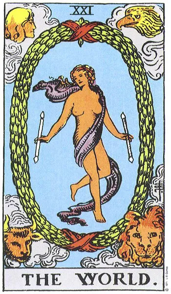 Tarot karta Svijet